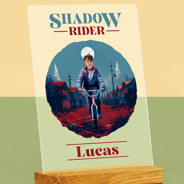 Ton Personnage: Shadow Rider - Impression Sur Verre Acrylique
