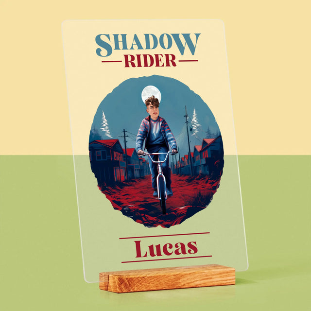 Ton Personnage: Shadow Rider - Impression Sur Verre Acrylique