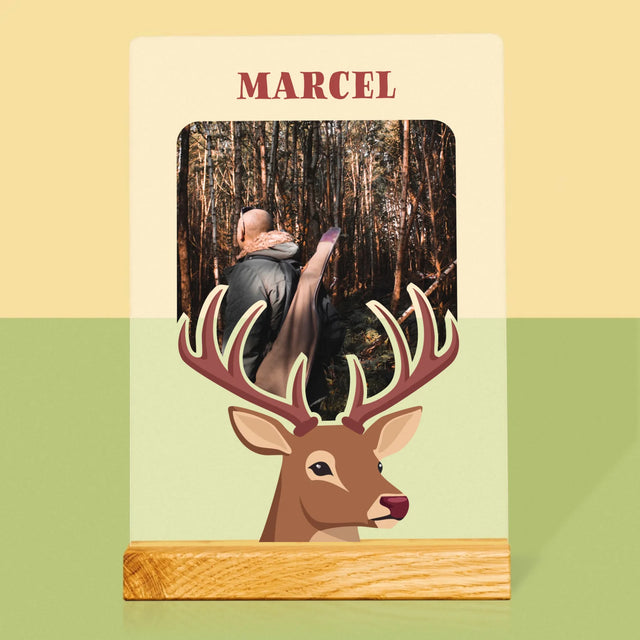 La Photo Et Un Texte: Le Cerf - Impression Sur Verre Acrylique