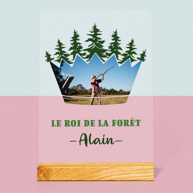 Forme Des Photos: Le Roi De La Forêt - Impression Sur Verre Acrylique