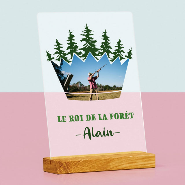 Forme Des Photos: Le Roi De La Forêt - Impression Sur Verre Acrylique