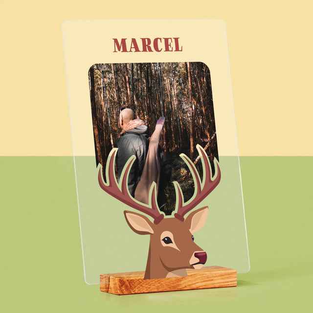 La Photo Et Un Texte: Le Cerf - Impression Sur Verre Acrylique