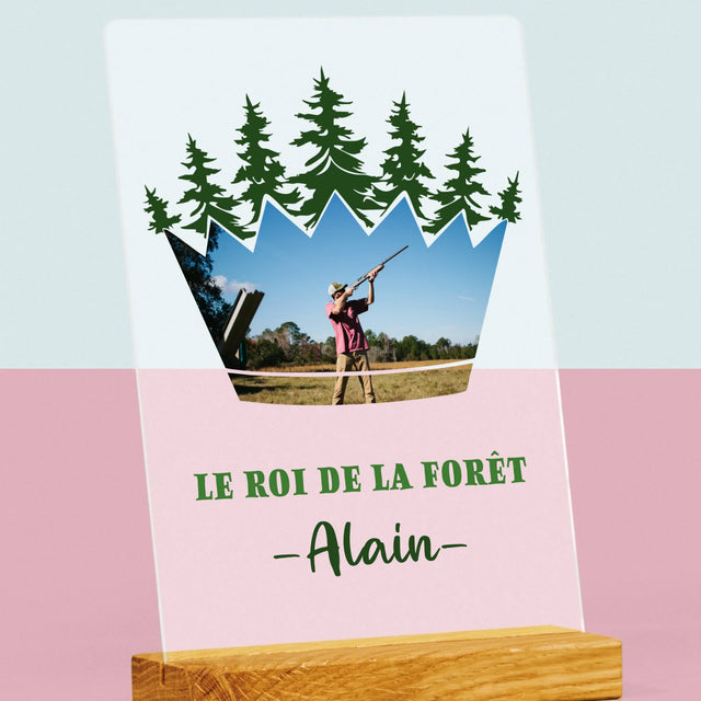 Forme Des Photos: Le Roi De La Forêt - Impression Sur Verre Acrylique