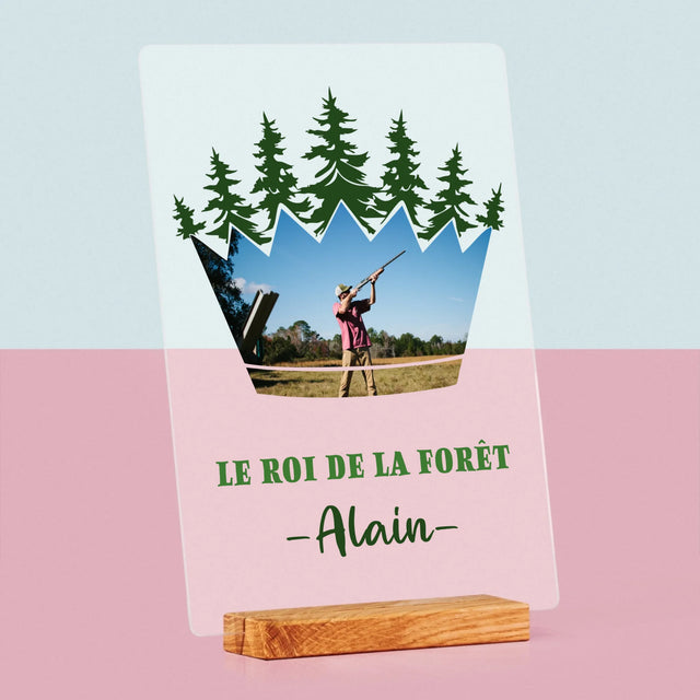 Forme Des Photos: Le Roi De La Forêt - Impression Sur Verre Acrylique