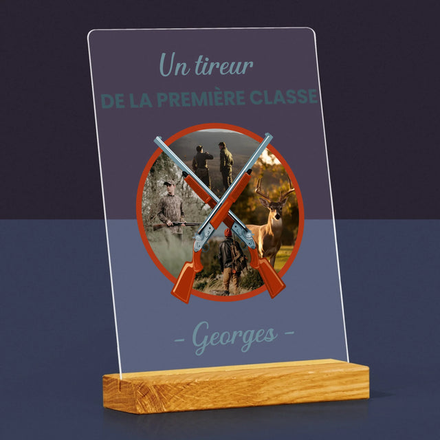Le Collage Photo: Un Tireur De La Première Classe - Impression Sur Verre Acrylique