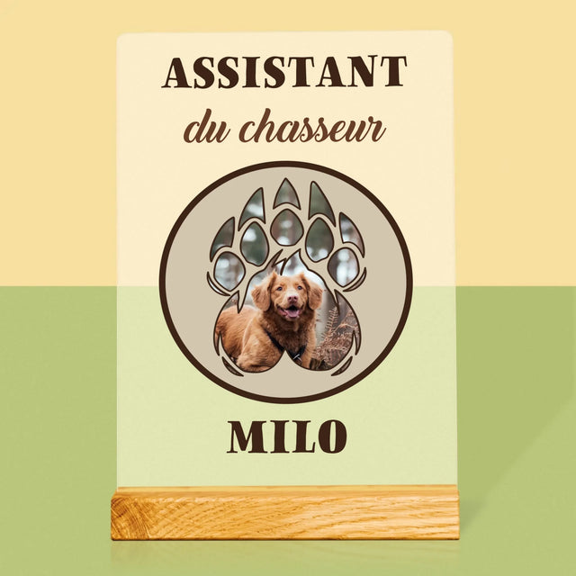 Forme Des Photos: Assistant Du Chasseur - Impression Sur Verre Acrylique