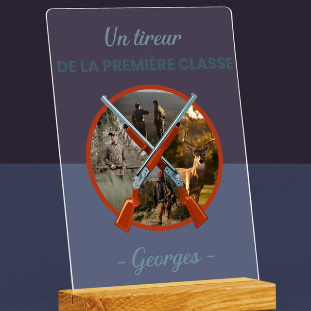 Le Collage Photo: Un Tireur De La Première Classe - Impression Sur Verre Acrylique