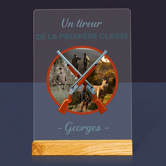Le Collage Photo: Un Tireur De La Première Classe - Impression Sur Verre Acrylique