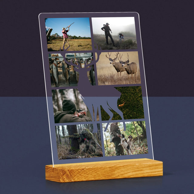 Le Collage Photo: Chasseur - Impression Sur Verre Acrylique