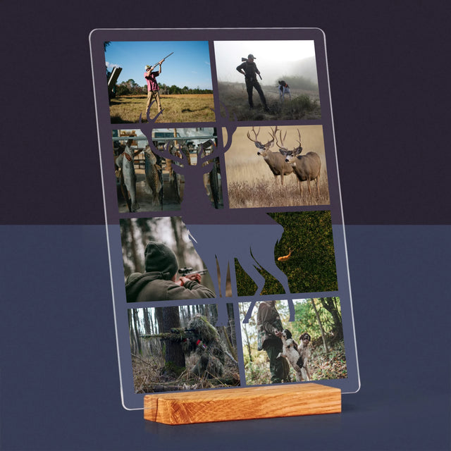 Le Collage Photo: Chasseur - Impression Sur Verre Acrylique