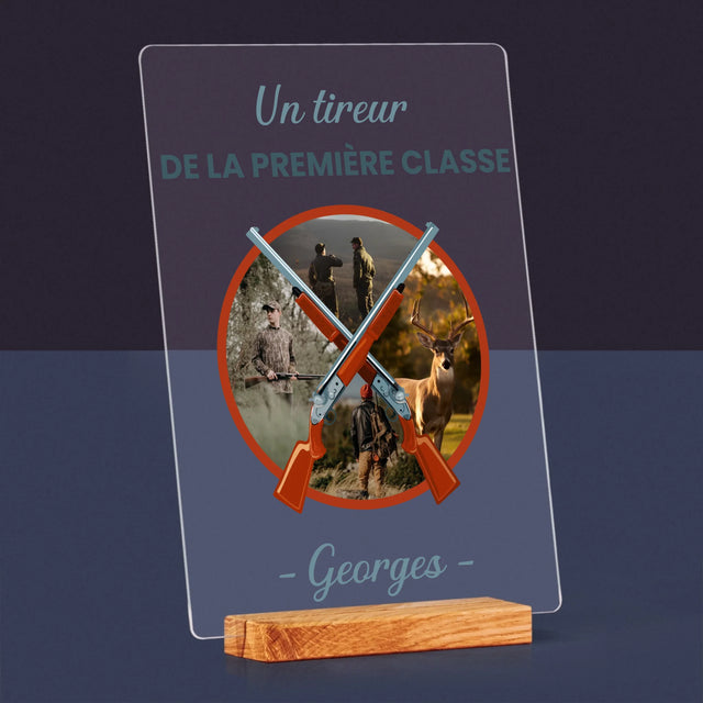 Le Collage Photo: Un Tireur De La Première Classe - Impression Sur Verre Acrylique