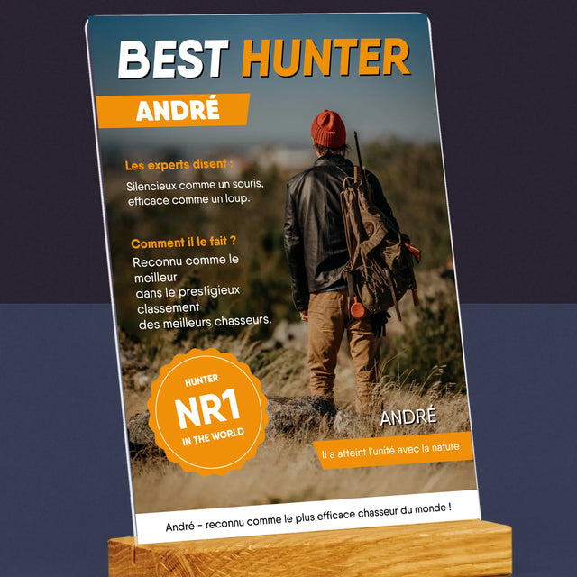 La Couverture De Magazine: Best Hunter - Impression Sur Verre Acrylique