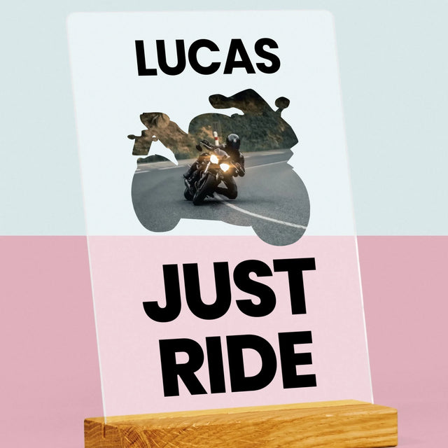 Forme Des Photos: Just Ride - Impression Sur Verre Acrylique