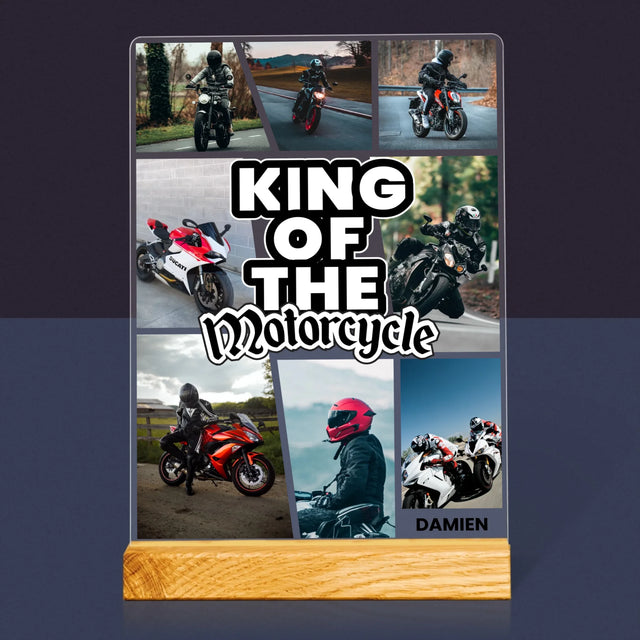 Le Collage Photo: King Of The Motorcycle - Impression Sur Verre Acrylique