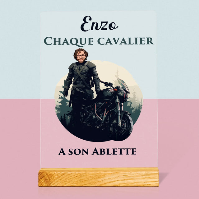 Ton Personnage: Chaque Cavalier - Impression Sur Verre Acrylique