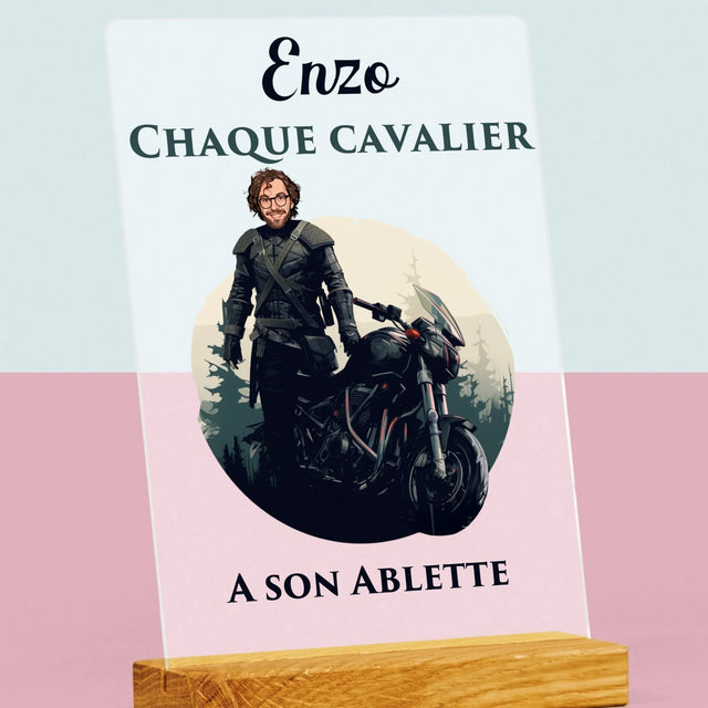 Ton Personnage: Chaque Cavalier - Impression Sur Verre Acrylique
