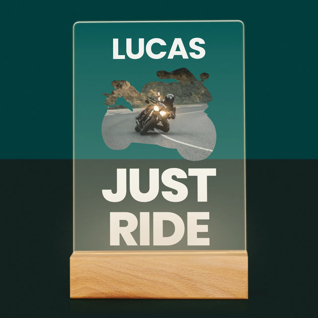 Forme Des Photos: Just Ride - Impression Sur Verre Acrylique