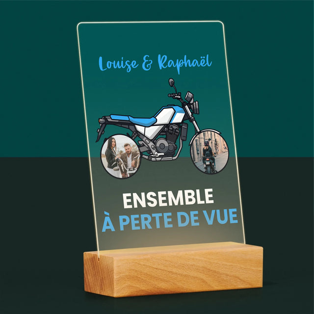 Le Collage Photo: Ensemble À Perte De Vue - Impression Sur Verre Acrylique