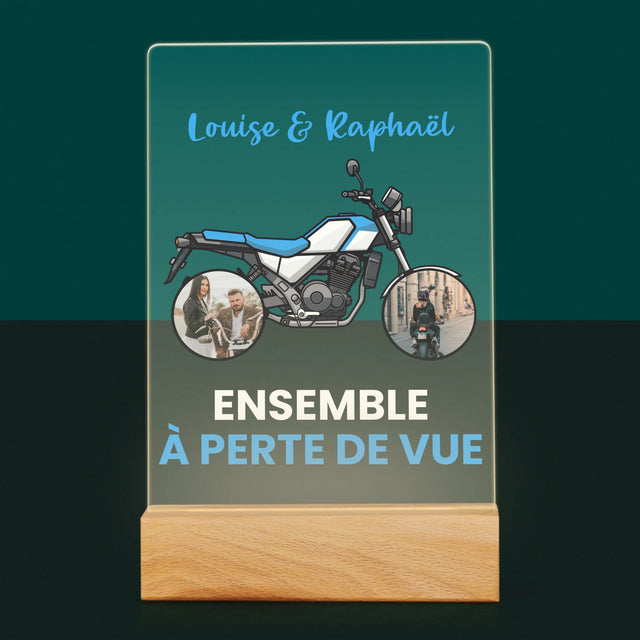 Le Collage Photo: Ensemble À Perte De Vue - Impression Sur Verre Acrylique