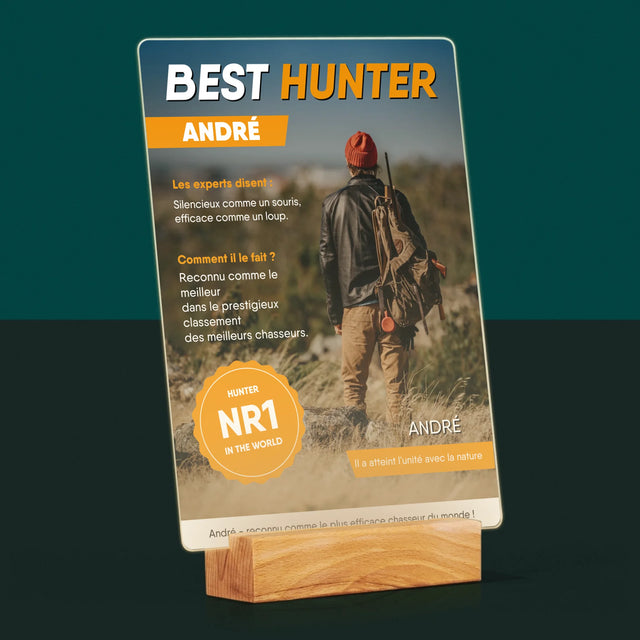 La Couverture De Magazine: Best Hunter - Impression Sur Verre Acrylique