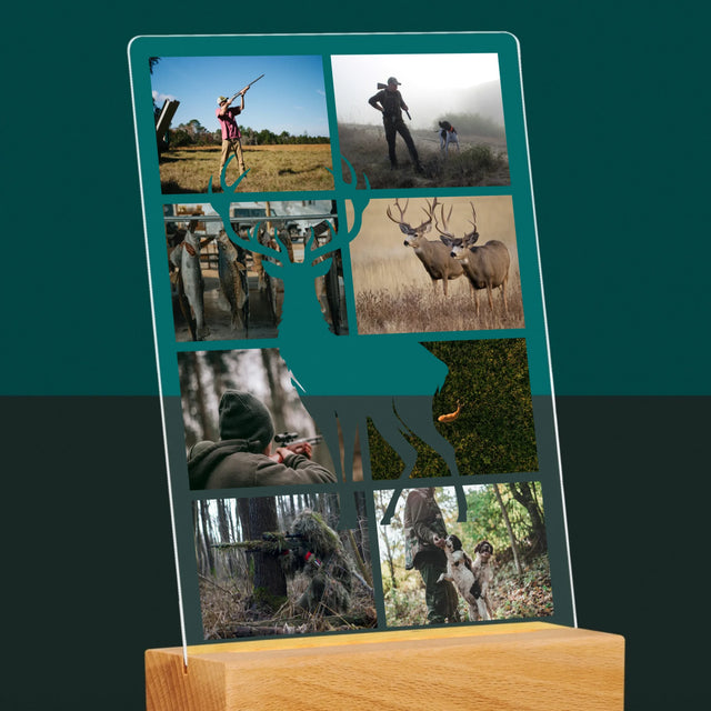 Le Collage Photo: Chasseur - Impression Sur Verre Acrylique