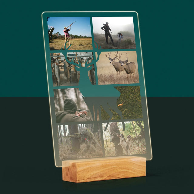 Le Collage Photo: Chasseur - Impression Sur Verre Acrylique