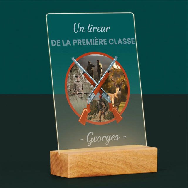 Le Collage Photo: Un Tireur De La Première Classe - Impression Sur Verre Acrylique