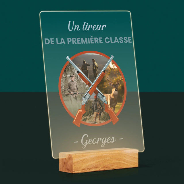 Le Collage Photo: Un Tireur De La Première Classe - Impression Sur Verre Acrylique