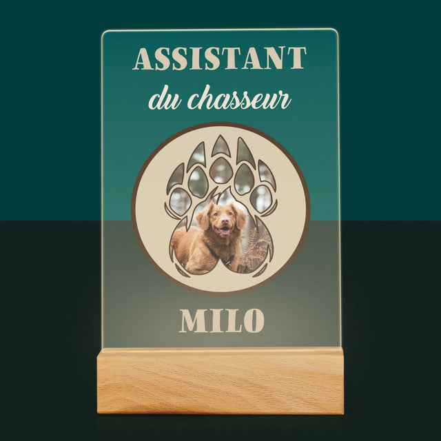 Forme Des Photos: Assistant Du Chasseur - Impression Sur Verre Acrylique