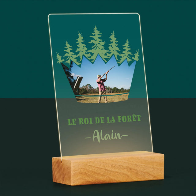 Forme Des Photos: Le Roi De La Forêt - Impression Sur Verre Acrylique