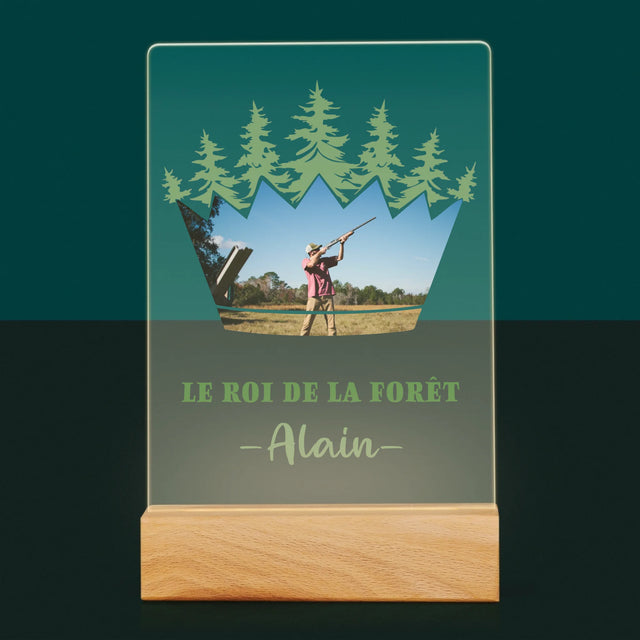 Forme Des Photos: Le Roi De La Forêt - Impression Sur Verre Acrylique