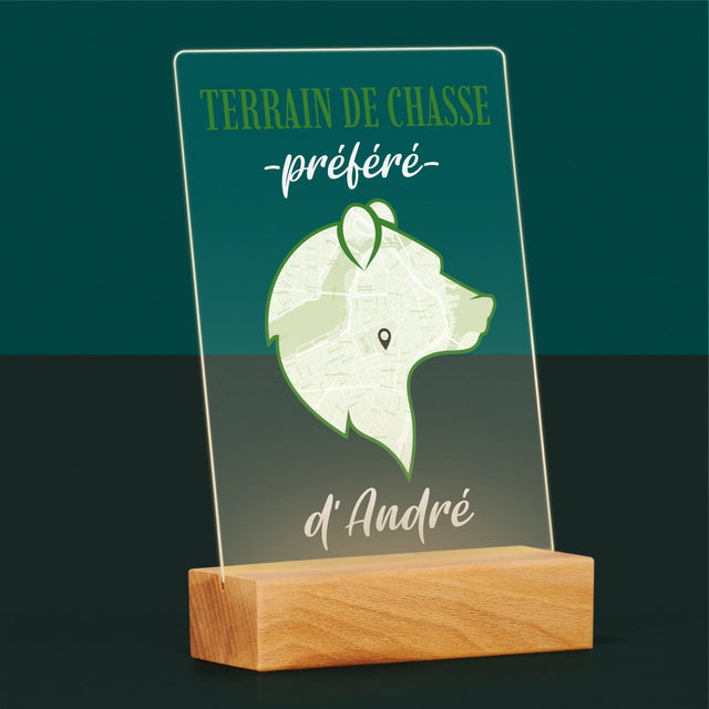 Le Plan De Ville: Terrain De Chasse Préféré - Impression Sur Verre Acrylique