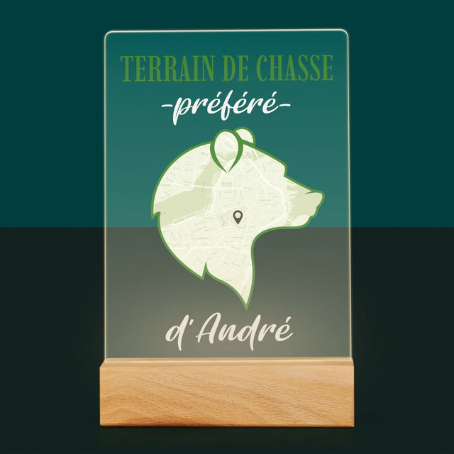 Le Plan De Ville: Terrain De Chasse Préféré - Impression Sur Verre Acrylique