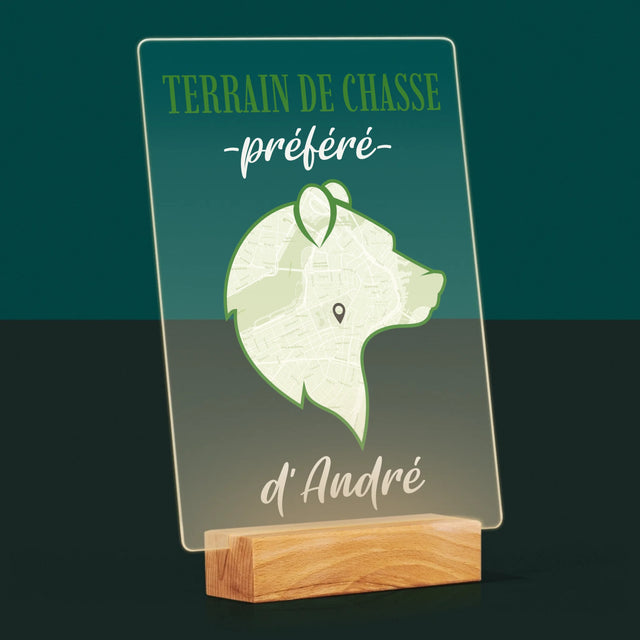 Le Plan De Ville: Terrain De Chasse Préféré - Impression Sur Verre Acrylique