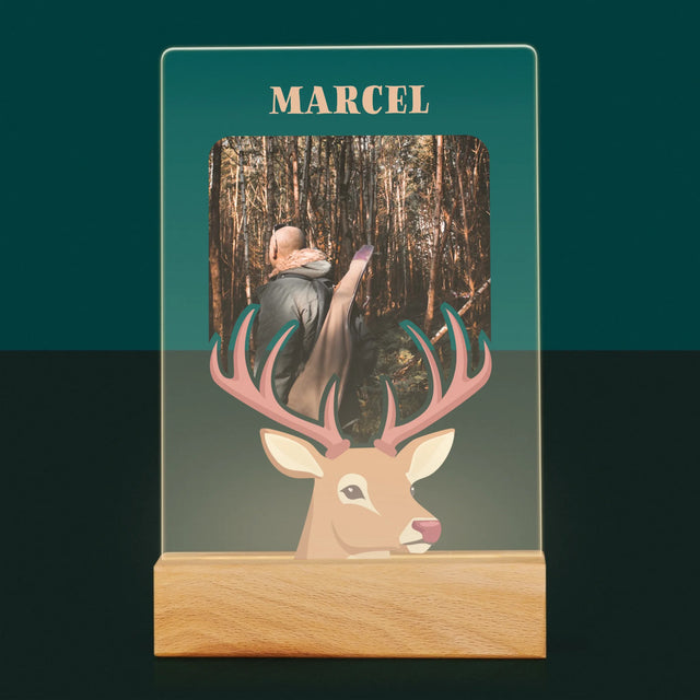 La Photo Et Un Texte: Le Cerf - Impression Sur Verre Acrylique