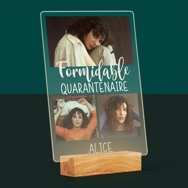 Le Collage Photo: Quarantenaire Formidable - Impression Sur Verre Acrylique