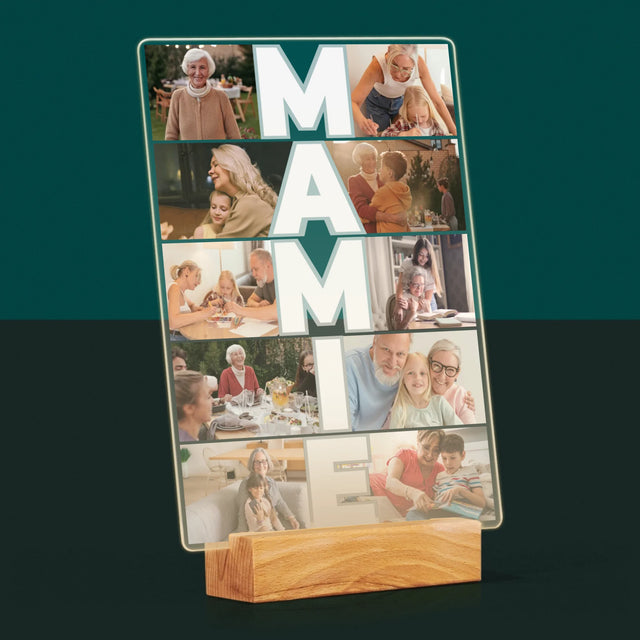 Le Collage Photo: Mamie - Impression Sur Verre Acrylique