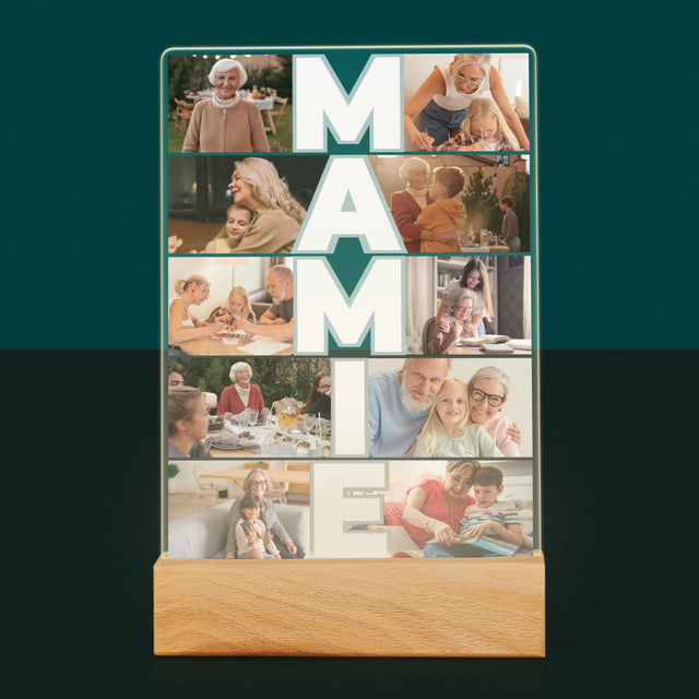 Le Collage Photo: Mamie - Impression Sur Verre Acrylique