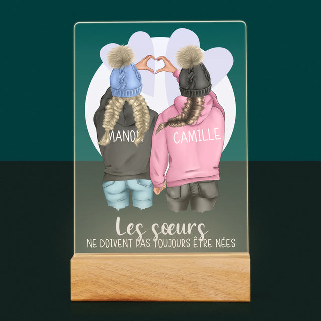 La Création Du Personnage: Amies De L'Hiver - Impression Sur Verre Acrylique