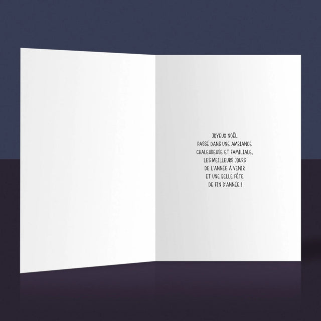 La Création Du Personnage: Couple De Noël - Carte De Vœux
