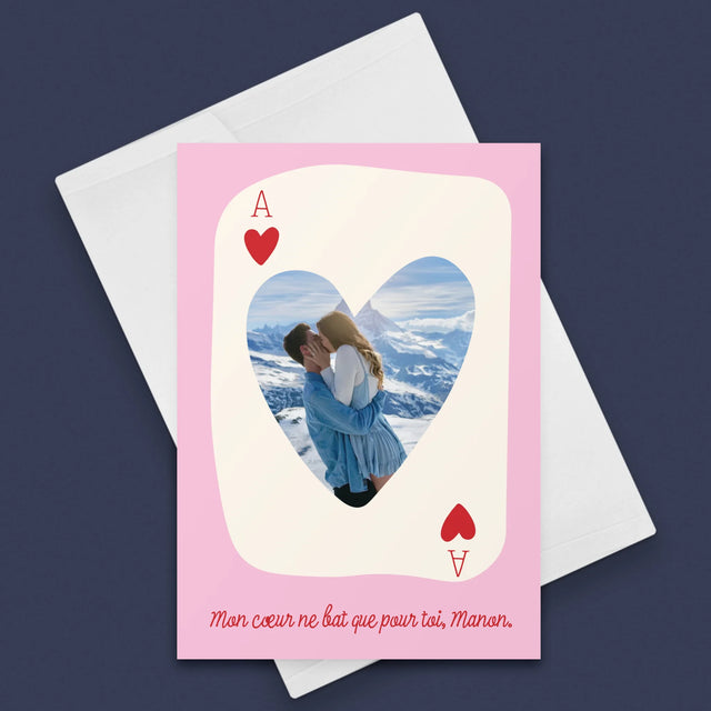 La Photo Et Un Texte: Carte De Saint-Valentin - Carte De Vœux
