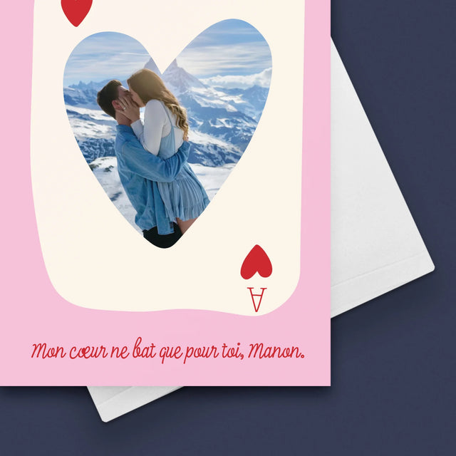La Photo Et Un Texte: Carte De Saint-Valentin - Carte De Vœux
