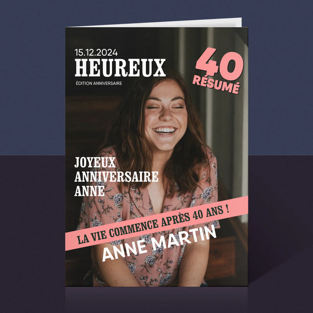 La Couverture De Magazine: La Quarantaine Heureuse - Carte De Vœux