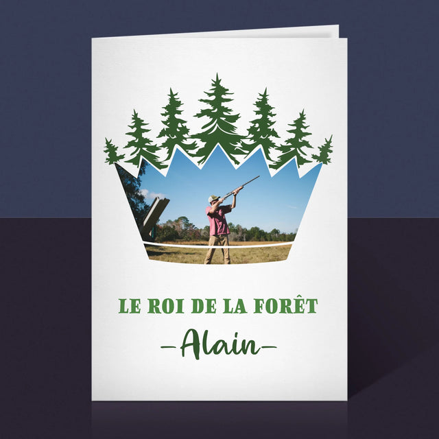 Forme Des Photos: Le Roi De La Forêt - Carte De Vœux