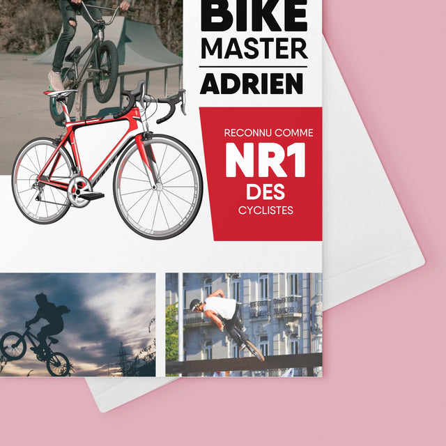La Couverture De Magazine: Mr Bike Master - Carte De Vœux