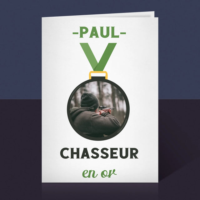 La Photo Et Un Texte: Chasseur En Or - Carte De Vœux