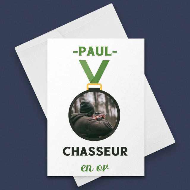 La Photo Et Un Texte: Chasseur En Or - Carte De Vœux