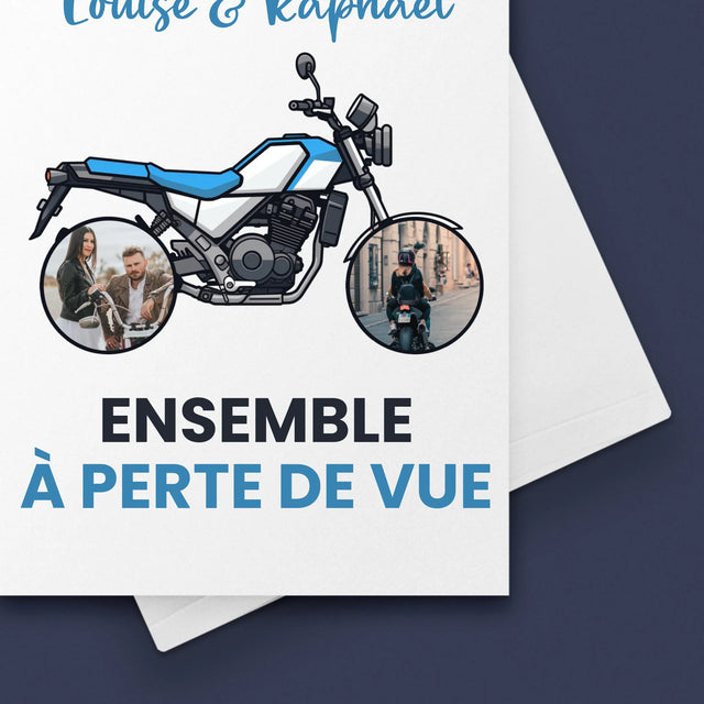 Le Collage Photo: Ensemble À Perte De Vue - Carte De Vœux