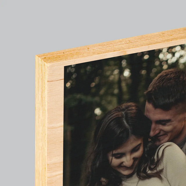 La Photo Et Un Texte: Spotify Avec Code Qr - Impression Sur Bois