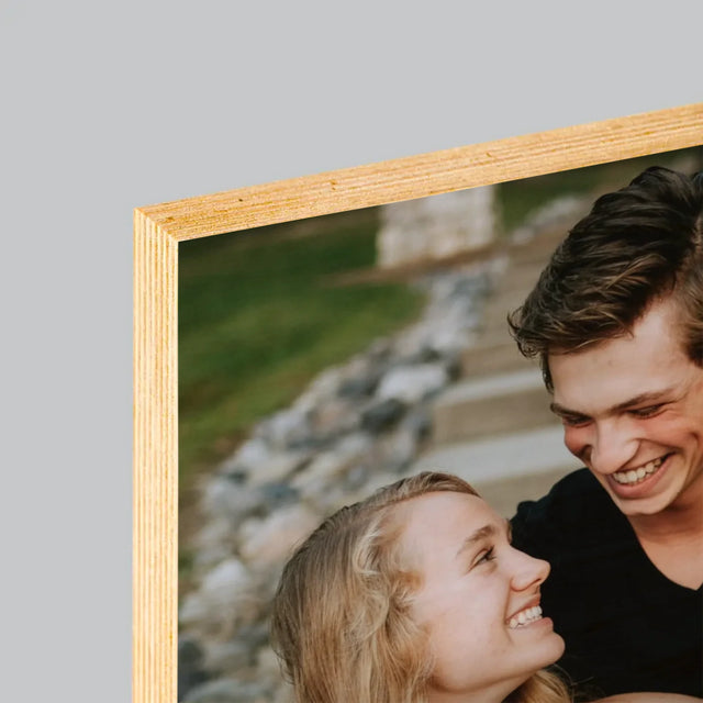 La Photo Et Un Texte: Votre Chanson Code Qr - Impression Sur Bois